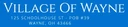 Wayne village logo
