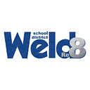 Weld County School District RE-8 logo