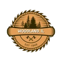 Woodland village logo