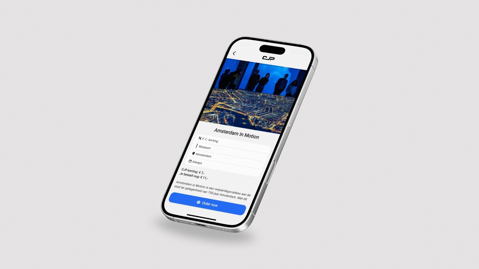 Met de CJP-app ontdek je honderden culturele deals en uitjes door heel Nederland.