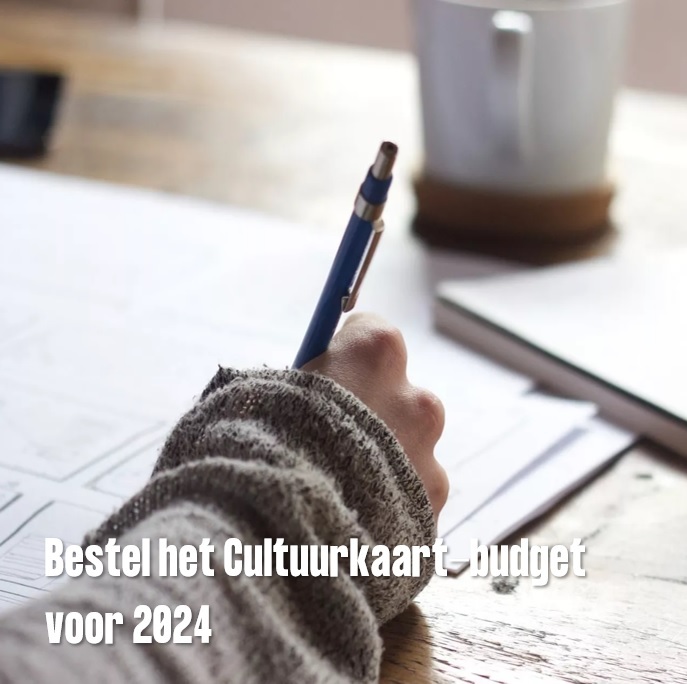 Bestel het Cultuurkaart-budget voor 2024