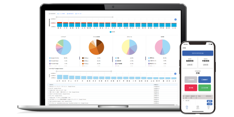 ログで業務管理・打刻・勤怠管理