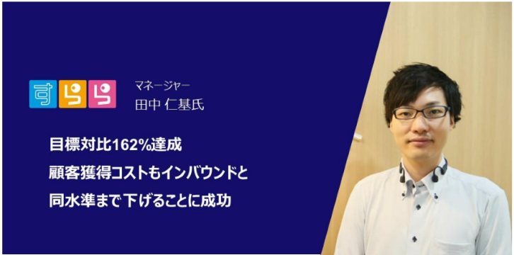 インターンを活用した営業代行スキームでアポ目標対比 162%・顧客獲得コスト3倍弱の両立達成