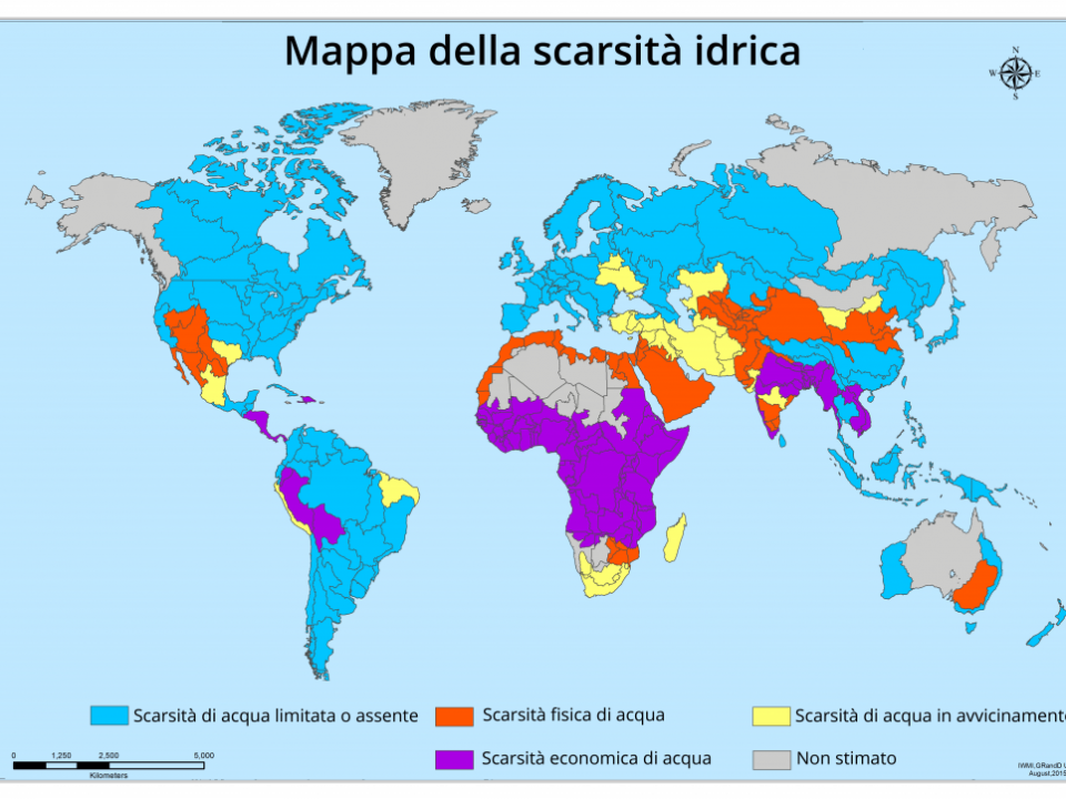 TESEO - Mappa della scarsità idrica