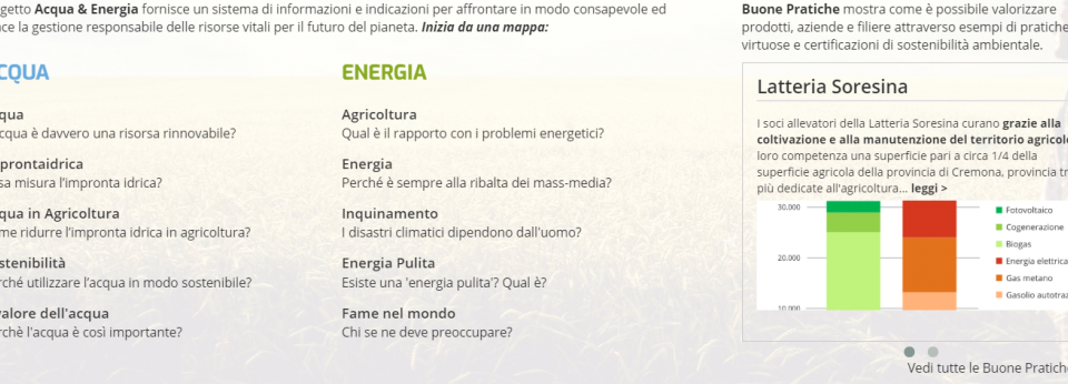 CLAL.it - Acqua & Energia