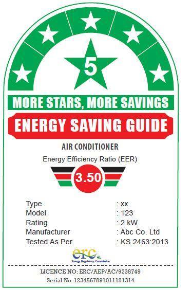 Kenya Energy Label