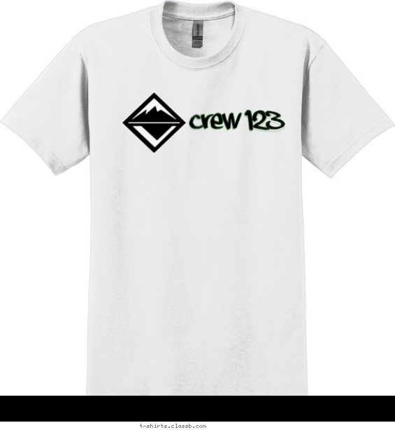 venturing-crew t-shirt design with 2 ink colors - #SP1622