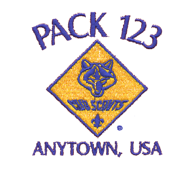 Cub Scout Arched T-shirt Design
