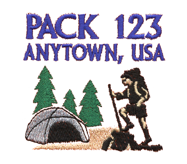 Camping Pack T-shirt Design
