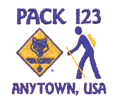 Hiking Pack T-shirt Design