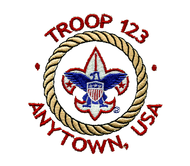 Scouting Arc Dsign Scout Troop Design » EB832 The Ring of Scouting