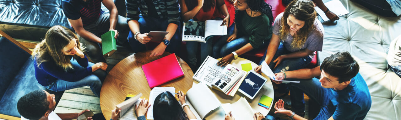 group discussion in classroom