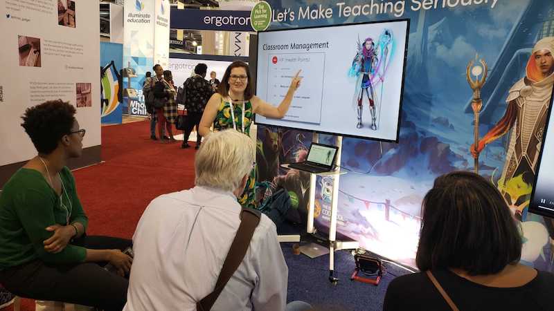 Classcraft Ambassador Laura Smith at ISTE19