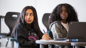 Students in the classroom