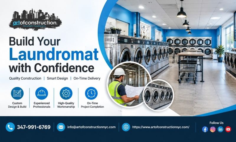 Customized Laundromat Reconstruction NY for Commercial Properties