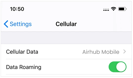 Optional: Enable Roaming
