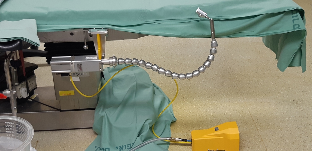 Auxiliary support arm for Hysterectomy manipulator logo