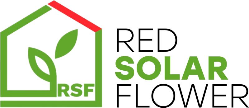 Red Solar Flower logo