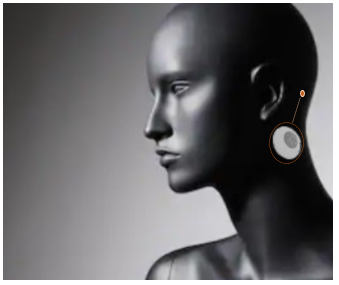 Boost cognitive via the blood conduction logo
