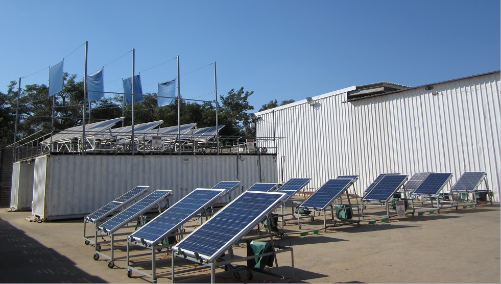 SolarWat Test Site in Even Yehuda, Israel. logo