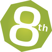 8th logo