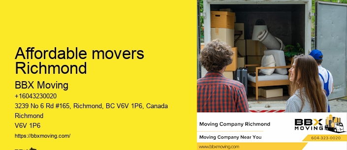 Affordable movers Richmond