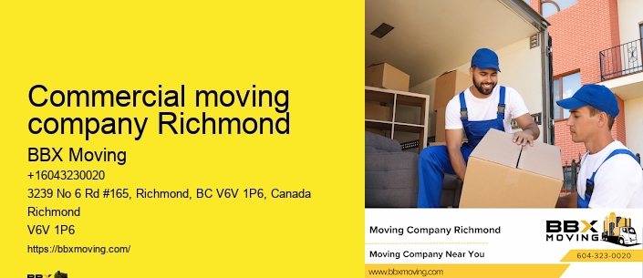 Commercial moving company Richmond