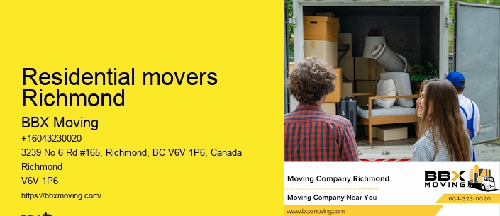 Residential movers Richmond