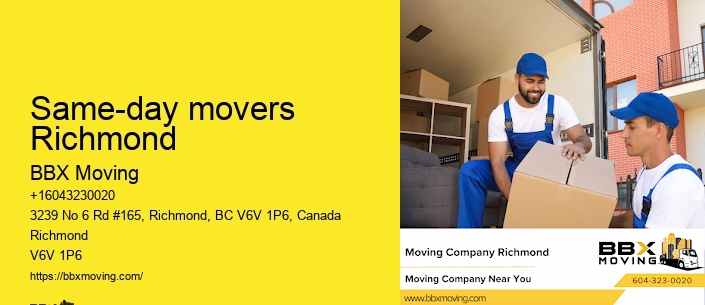 Same-day movers Richmond