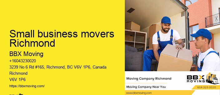 Small business movers Richmond