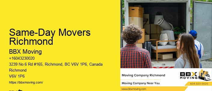Same-Day Movers Richmond