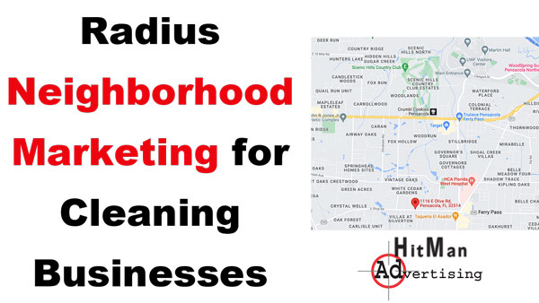 radius targeting marketing cleaning business