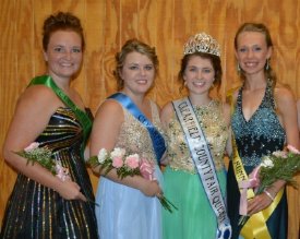 2016 Clearfield County Fair Queen Court