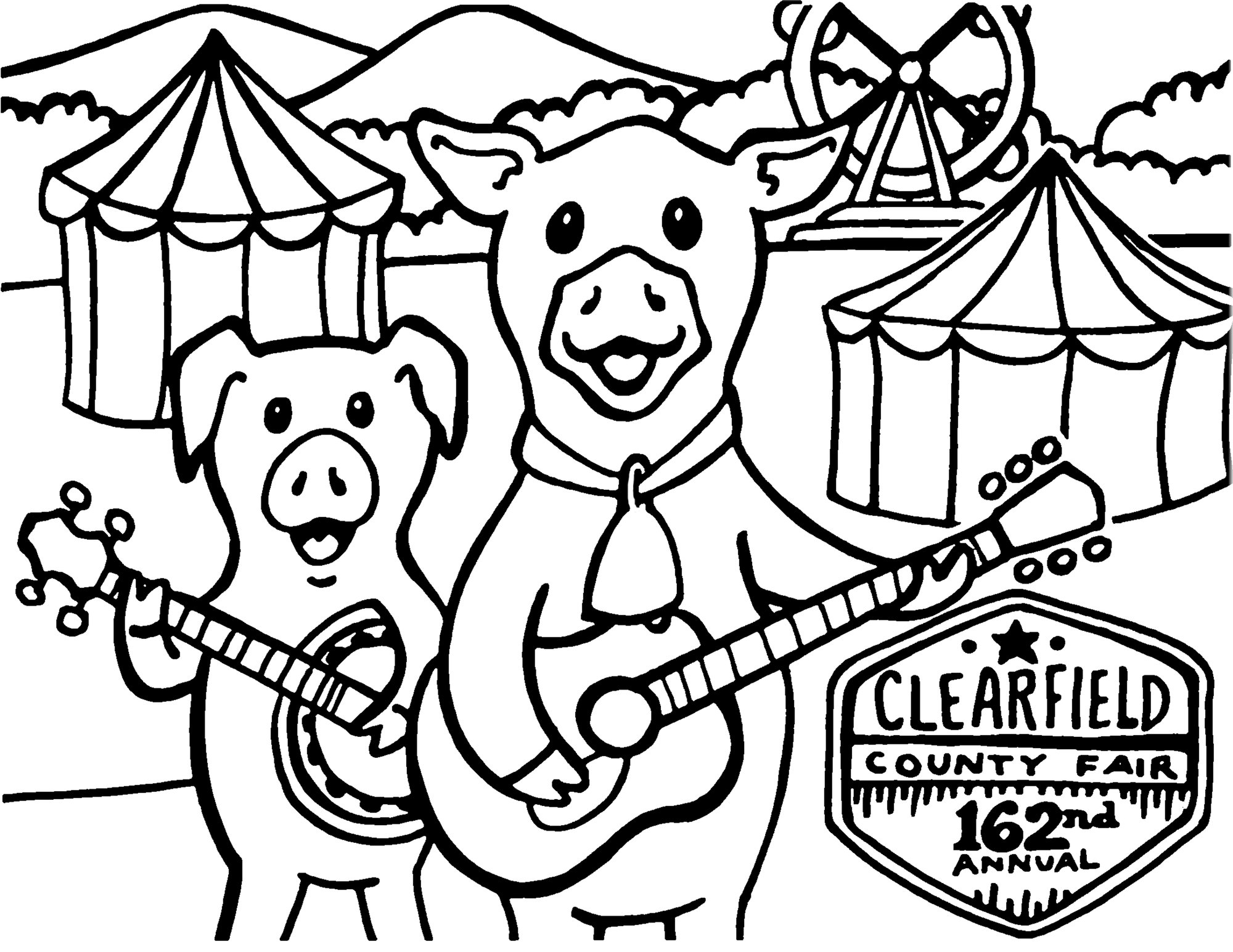 county fair coloring pages