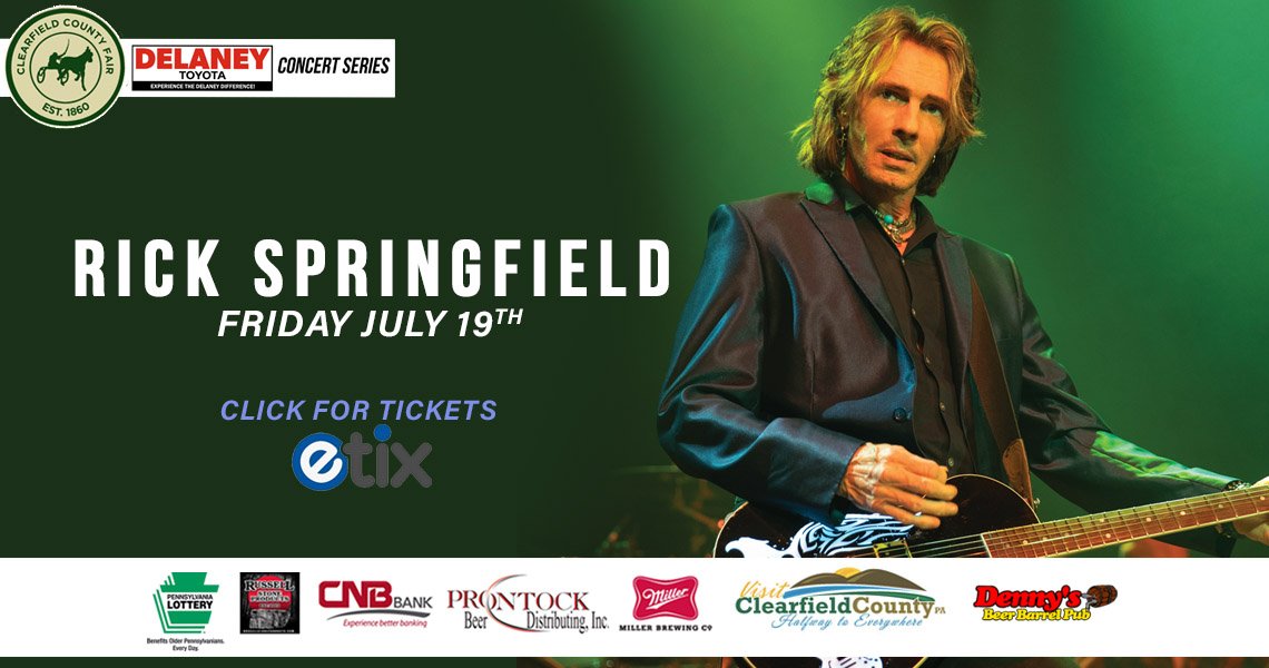 Rick Springfield On Sale Now