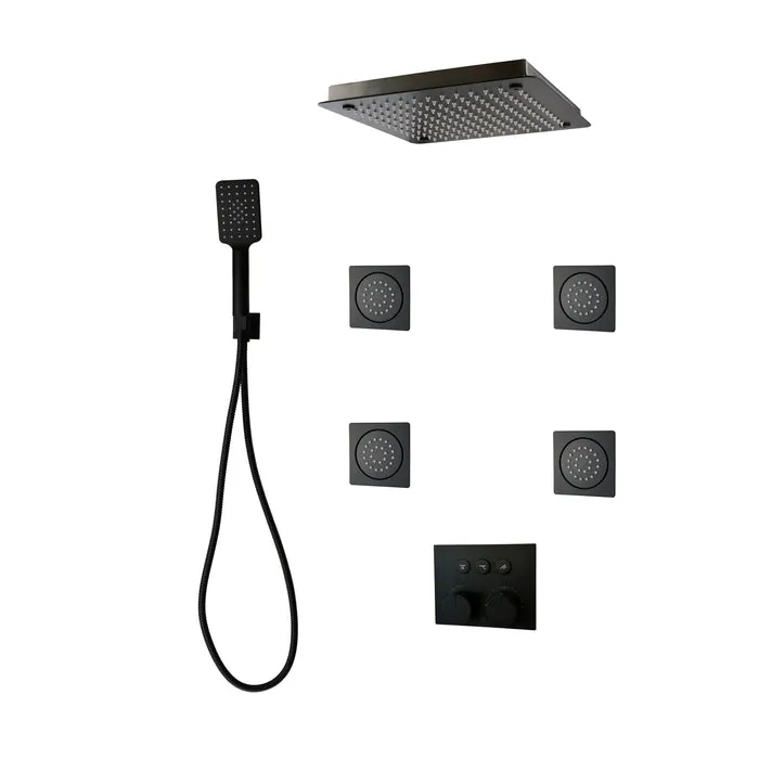 DIAMOND Push-button Three Way Thermostatic System - Kit 6 - 4