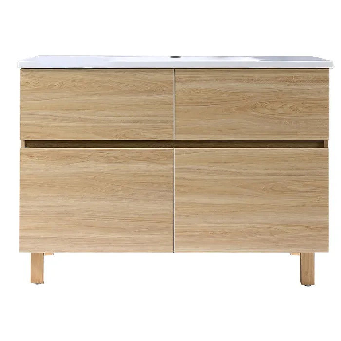 Modern Floor cabinet Vanities Combination kit 1 - FV3810 + BASIN3810 - 1