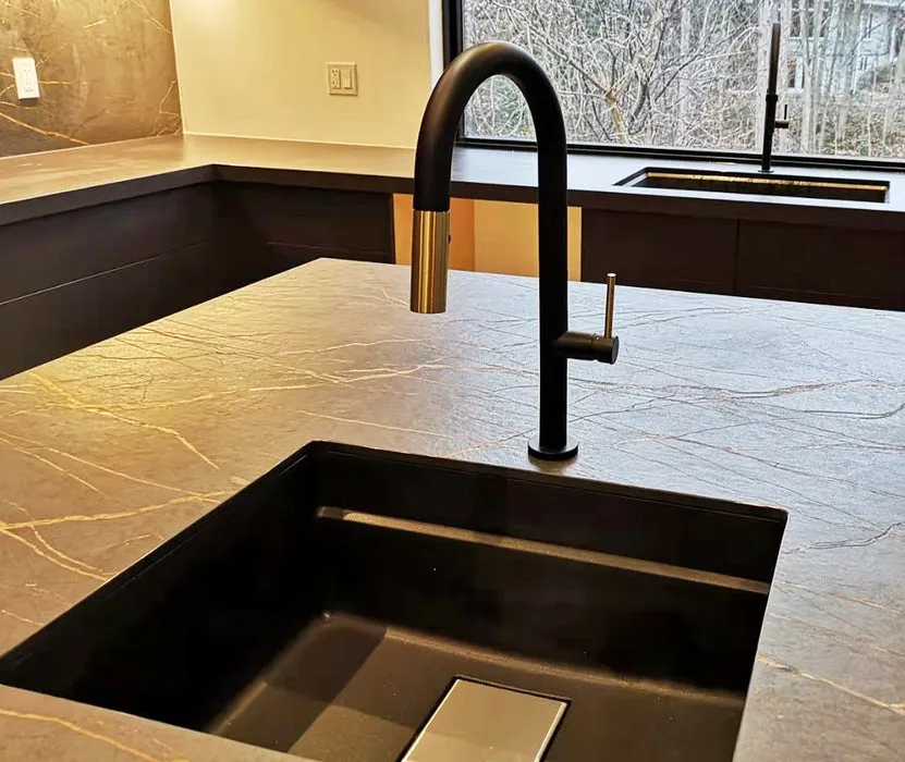 ELEGANTE Pull-down Dual Spray Kitchen Faucet