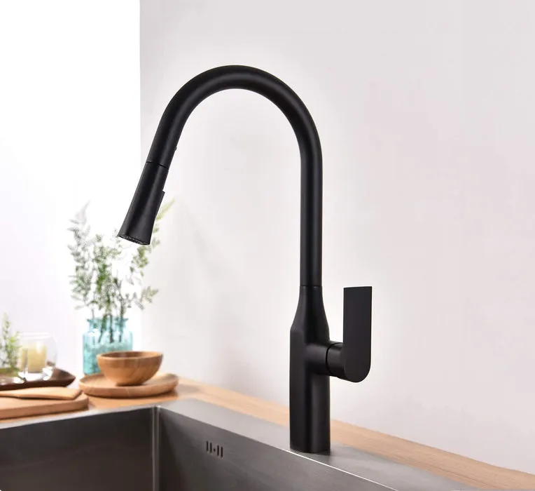 TIMELYSS Pull-down Dual Spray Kitchen Faucet - F23134 - 1