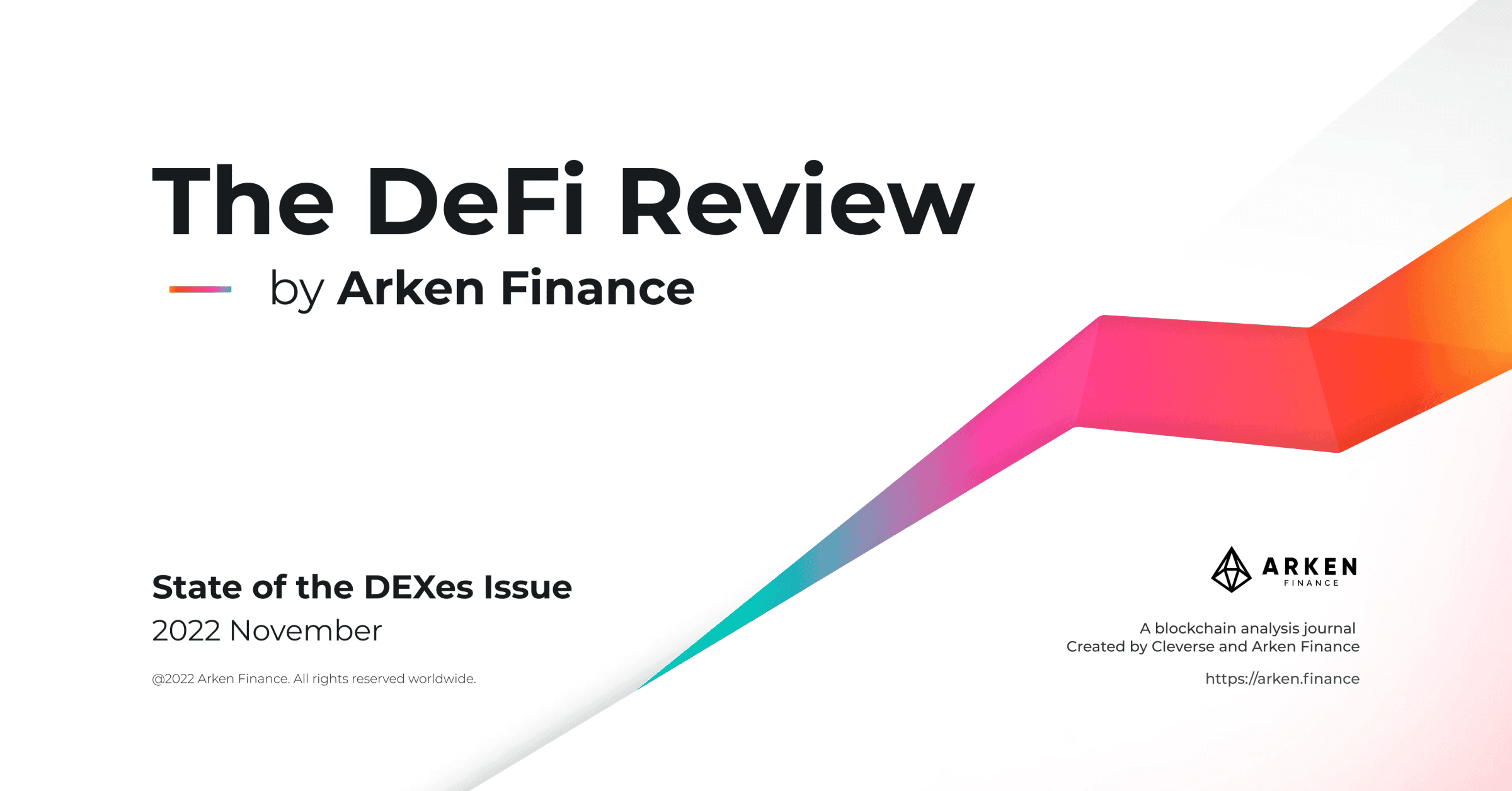 Introducing The DeFi Review by Arken Finance