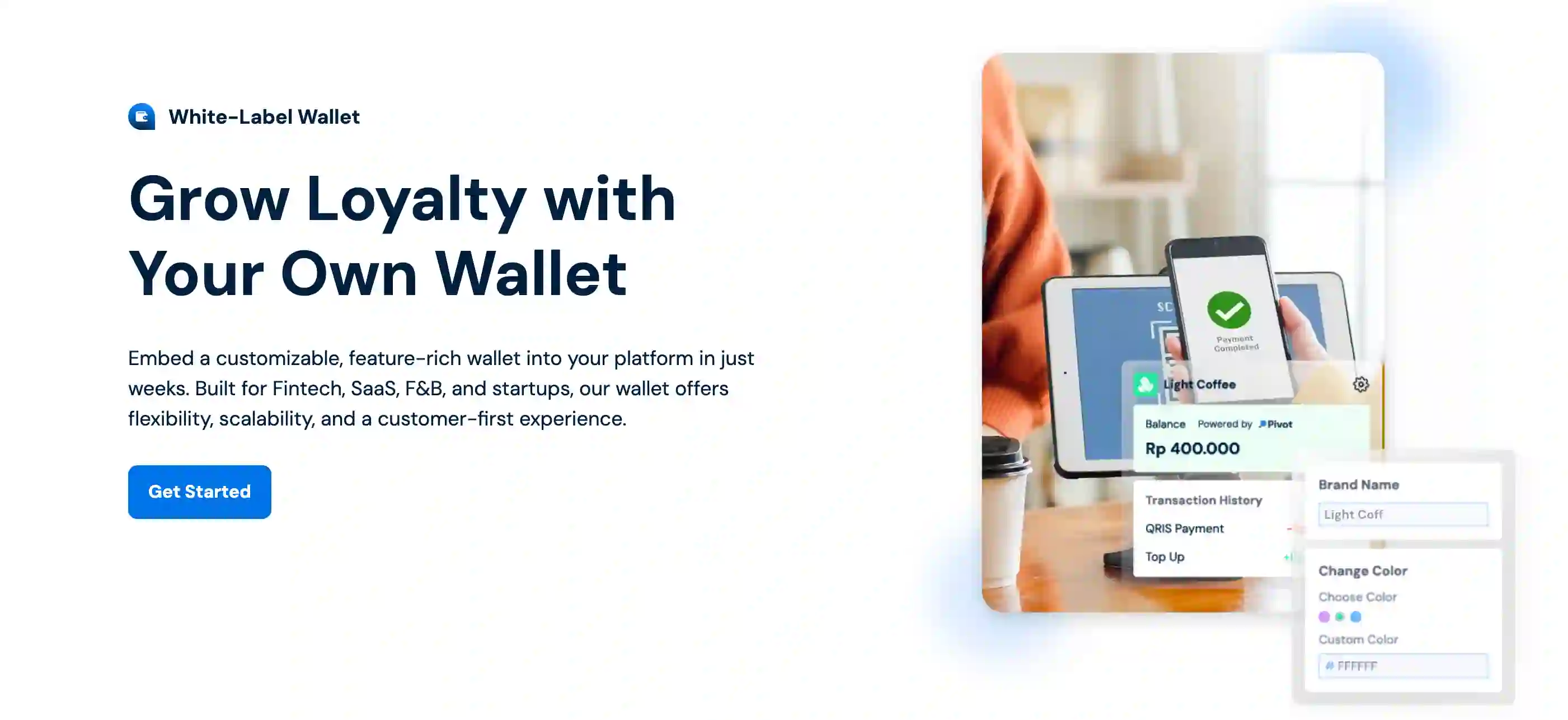 Best Customizable E-Wallet Solution | Pivot