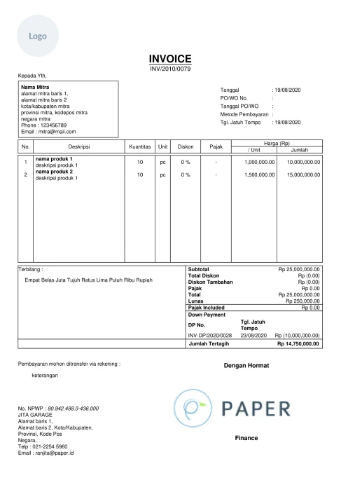 template invoice 3