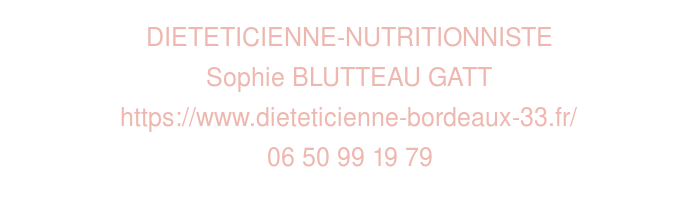 Dieteticienne Nutritionniste- Sophie BLUTTEAU GATT
