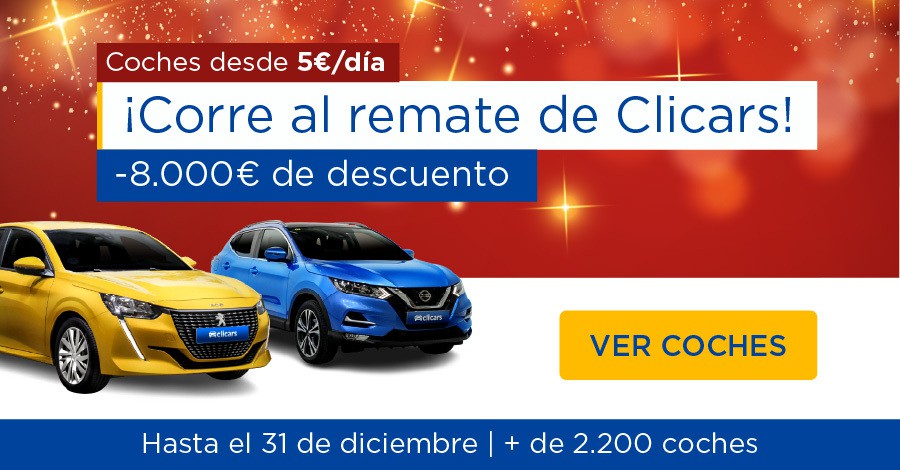 Rectángulo muy Último Clicars - Compra tu coche de Buena Mano sin moverte de casa. | Clicars.com