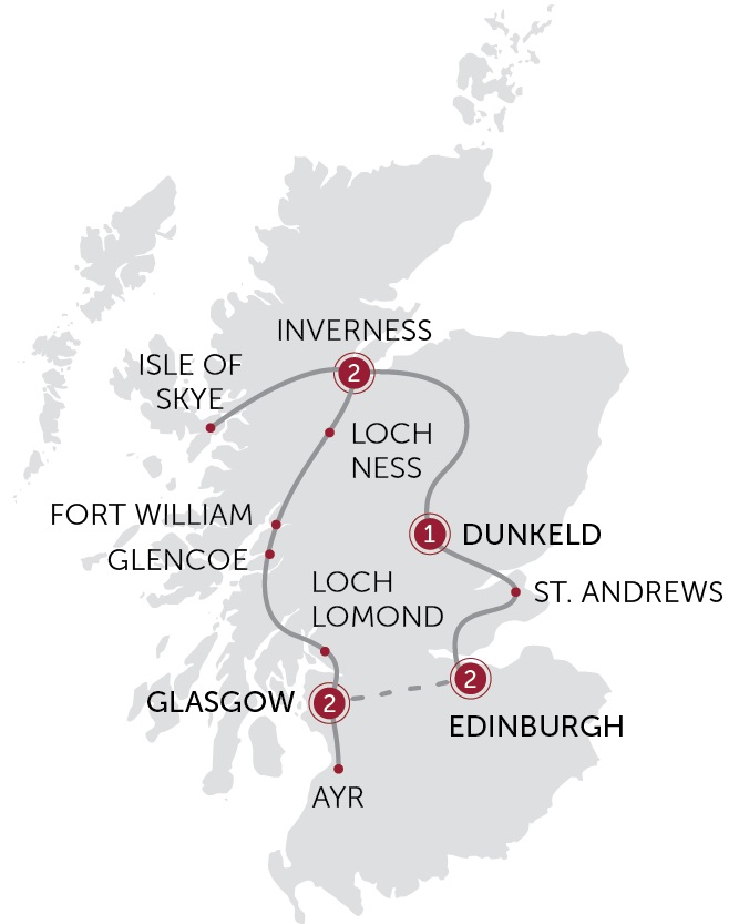 royal irish tours scottish royal