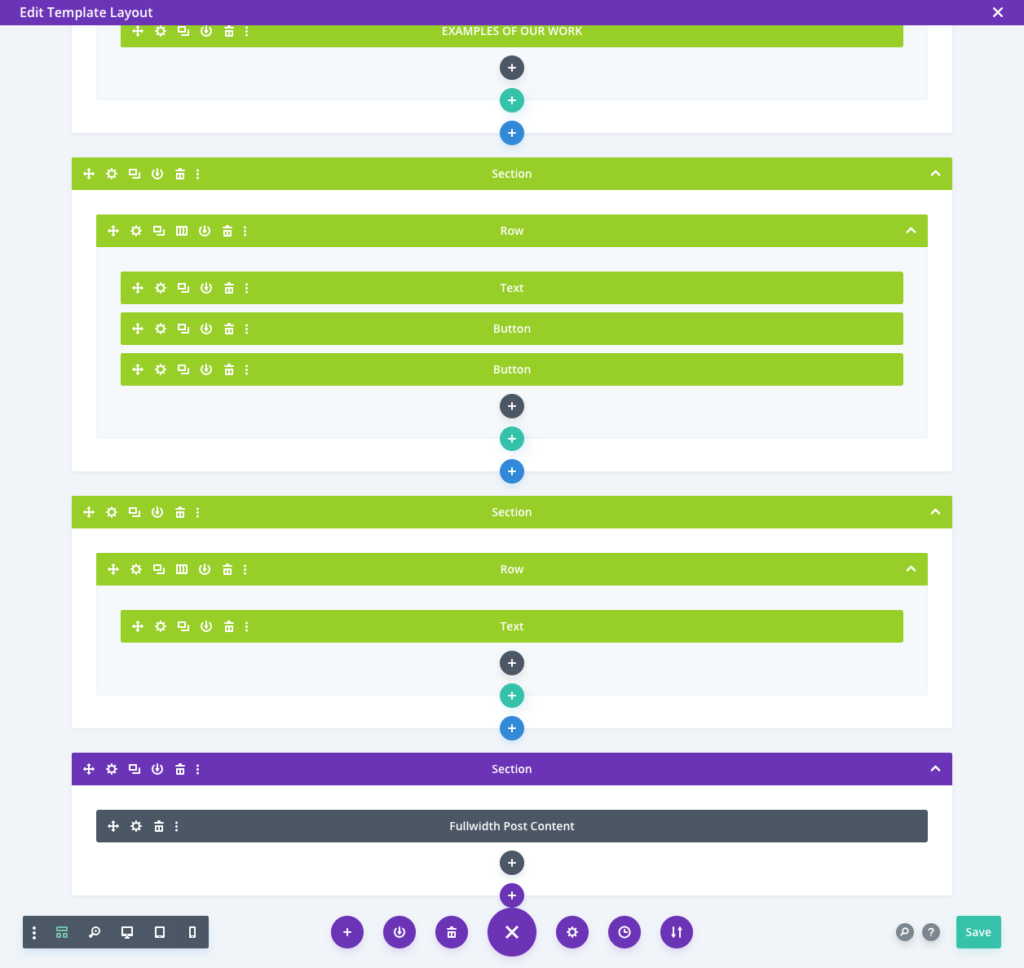 page header template wireframe example