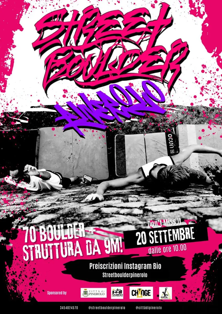 Street Boulder Pinerolo
