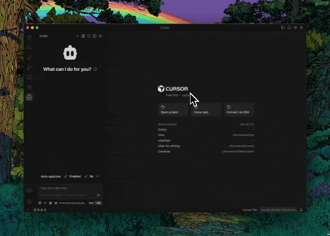 Cursor Right Sidebar Setup