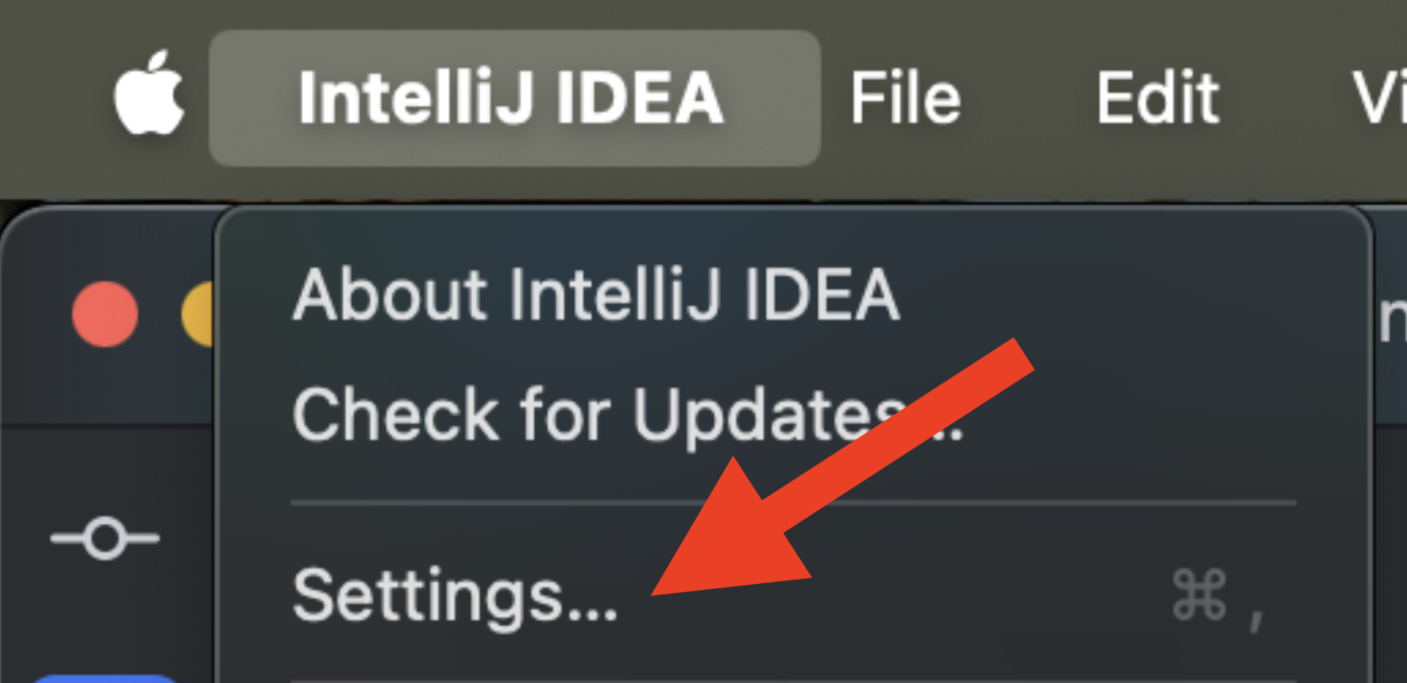 JetBrains IDE settings dialog