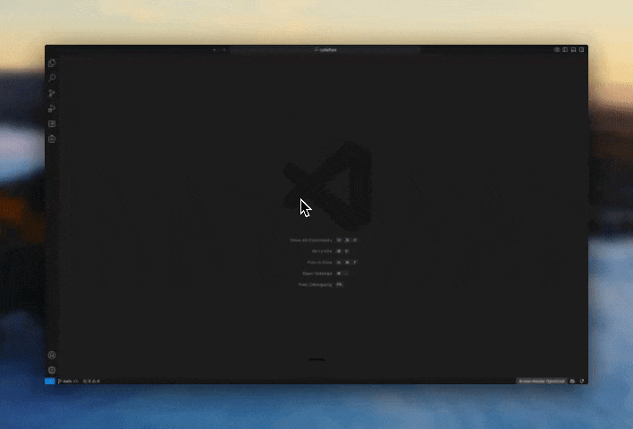VS Code Right Sidebar Setup